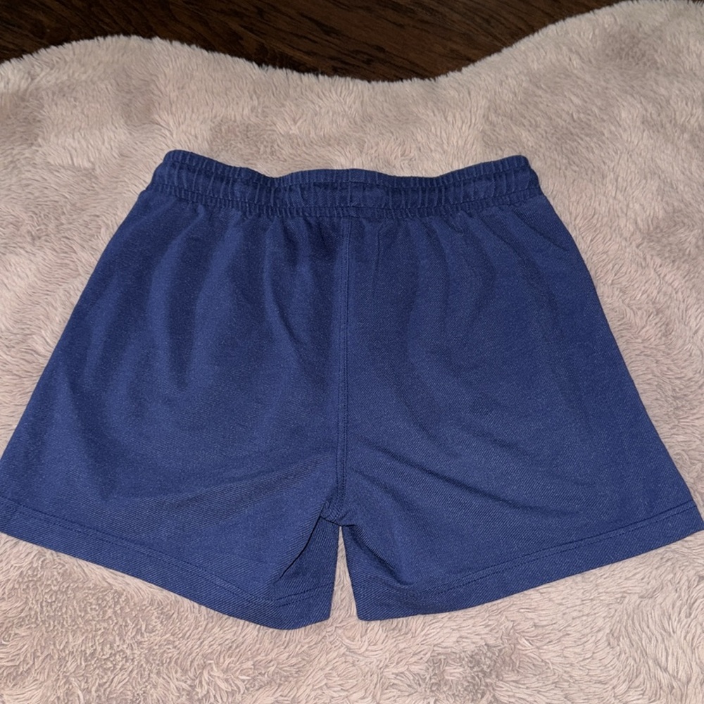 BCG navy blue soft casual shorts elastic waistband hand pockets women small - Picture 4 of 6